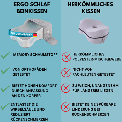 Ergo Schlaf- Unser orthopädisches Beinkissen